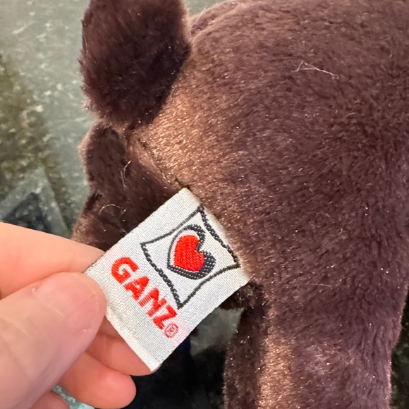 Ganz Webkinz Moose Plush Stuffed Animal Antlers Chocolate Brown 10” No Code - Picture 8 of 10